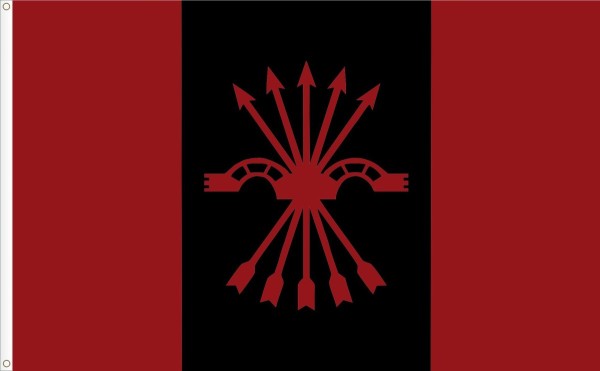 Flag of the spanish Falange Española de las JONS Size L