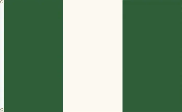 Drapeau de la Republique de Nigeria dimension L