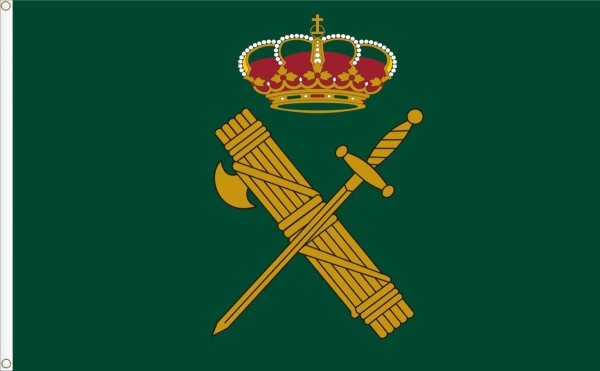 Drapeau de la Guardia Civil  dimension L