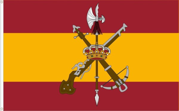 Drapeau de la legion espagnole.