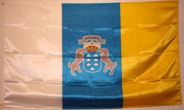 Comprar Drapeau des Îles canaries avec blason