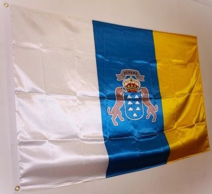 Comprar Drapeau des Îles canaries avec blason