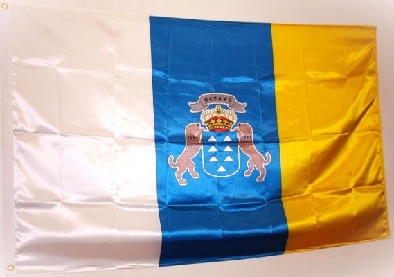 Comprar Drapeau des Îles canaries avec blason