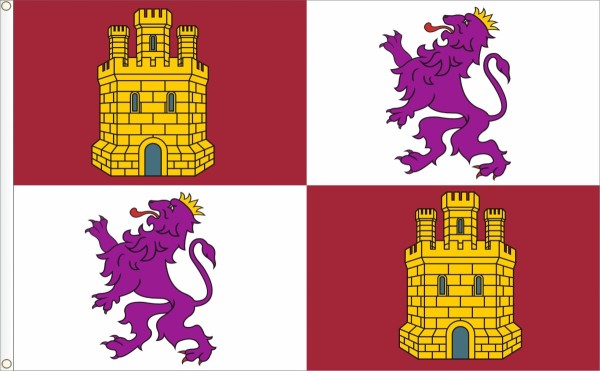 Bandera de Castilla y León. Tamaño L