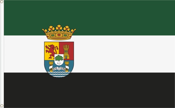 Bandera de Extremadura c/e. Tamaño L