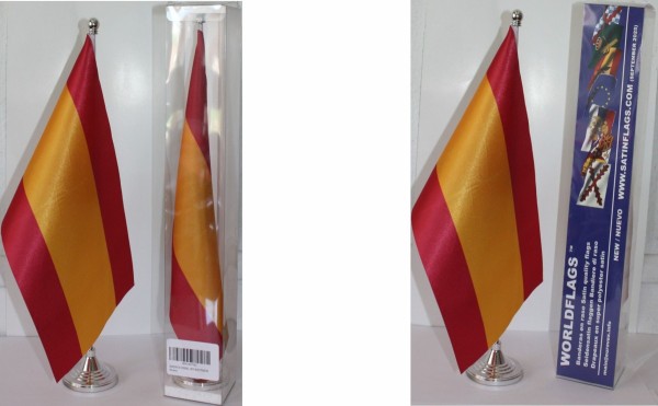 Comprar Drapeau de table de l´Espagne (sans blason)  dimension 30x20 cm