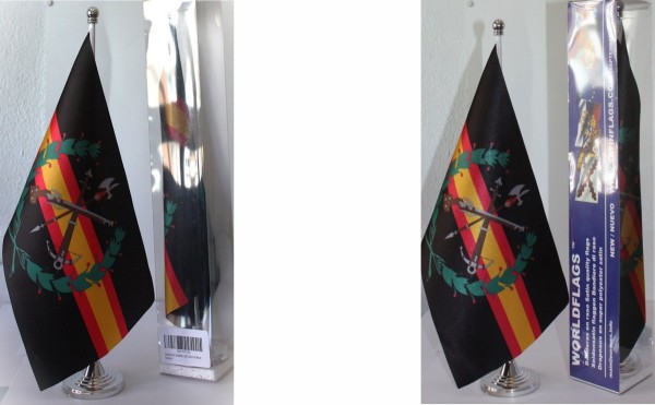 Comprar Bandera de sobremesa Legion española. Tamaño 30x20 cm