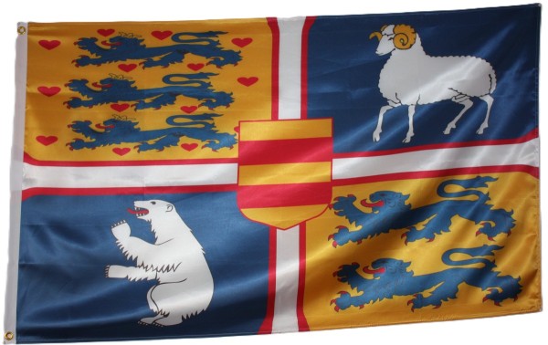 Comprar Banner of Arms of Danemark. Danmarks Bannerflag / Dannebrog