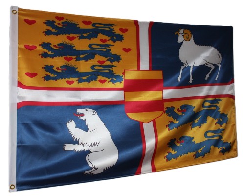 Comprar Banner of Arms of Danemark. Danmarks Bannerflag / Dannebrog