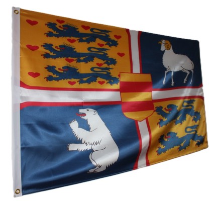 Comprar Banner of Arms of Danemark. Danmarks Bannerflag / Dannebrog