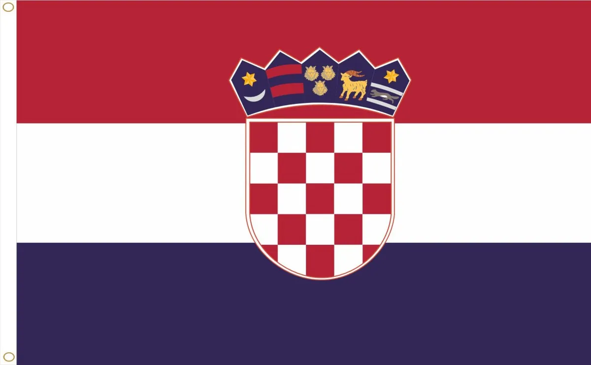 Bandera de Croacia. Raso 90D Outlet.