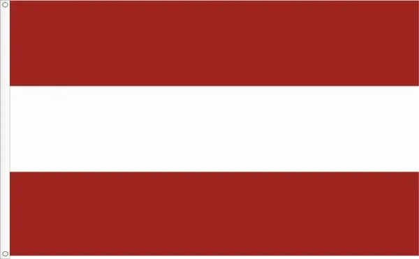 Drapeau de l´Autriche avec blason