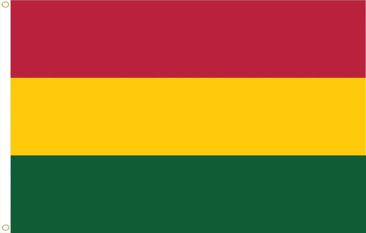 Bandera de Bolivia civil. Bandera de Bolivia sin escudo OUTLET.