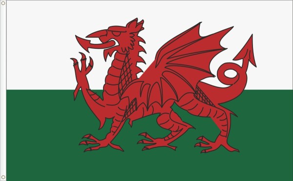 Flag of Wales. Baner Cymru