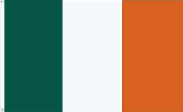 Flag of Ireland. Bratach na hÉireann