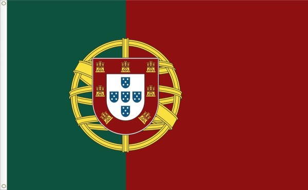 Flag of Portugal. Bandeira do Portugal.