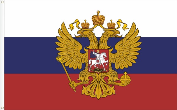 Flag of Russia coat of arms