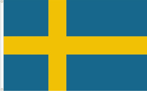 Flag of Sweden.  Sveriges flagga