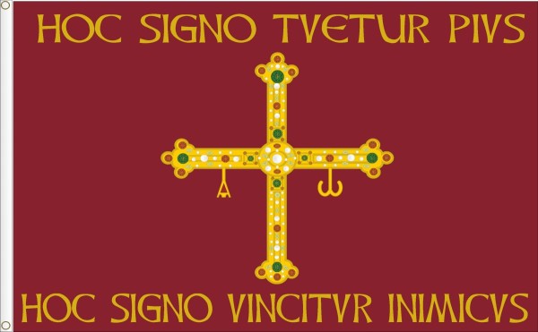 Banner of the Kingdom of Asturies  IX - XI ct Size L