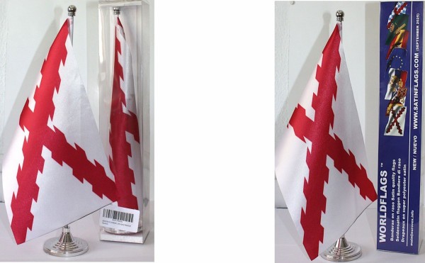 Comprar Bandera de sobremesa Cruz de Borgoña. tAMAÑO 30X20 cm