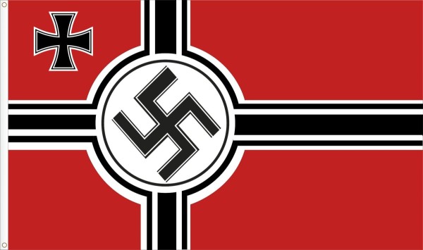 Bandera de combate Alemania III Reich (Reichskriegsflagge) Tamaño L