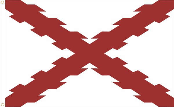 Flag of the Cross of Burgundy (Modern version)