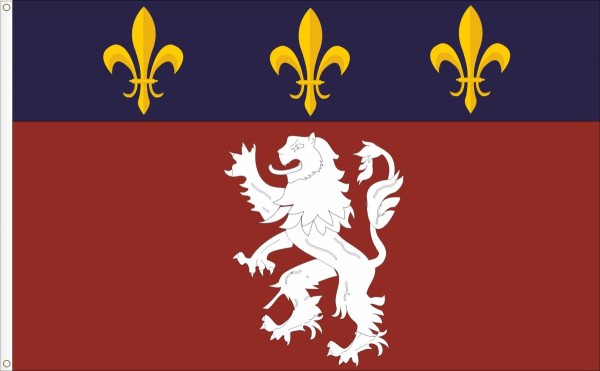 Flag of Lyonnais Tamaño L