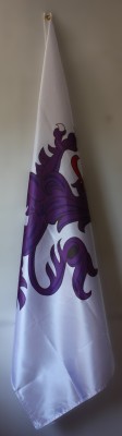 Comprar Bannière du Royaume de León  (XIV sc)  tissu satiné dimension L