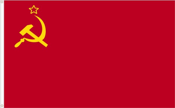 Drapeau du mouvement communiste sovietique. Dimension L
