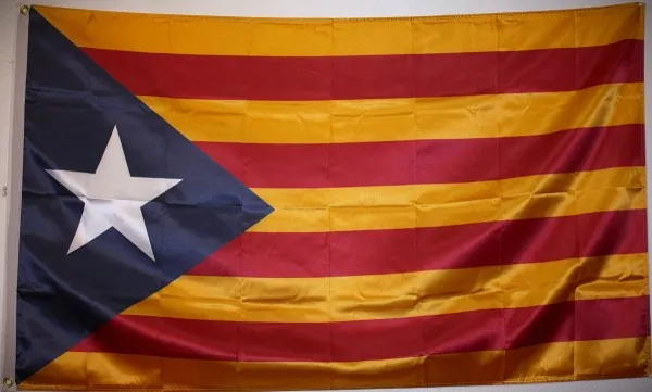 Comprar Bandera Independentista Cataluña (estelada catalana).Tamaño L