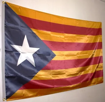 Comprar Bandera Independentista Cataluña (estelada catalana).Tamaño L