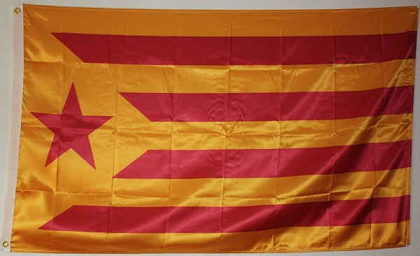 Comprar Flag for the independence of Catalonia Red socialist version  (estelada vermella) Size L