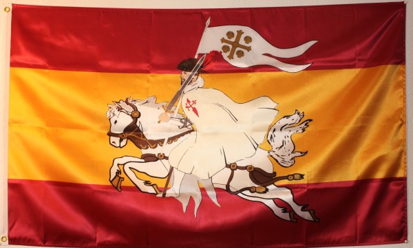 Comprar Flag of Spain Saint James, Patron saint of Spain. Size L