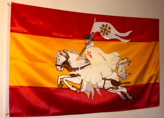 Comprar Flag of Spain Saint James, Patron saint of Spain. Size L