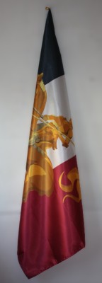 Comprar Flag of France with Joan of Arc, Patron saint of France. Size L
