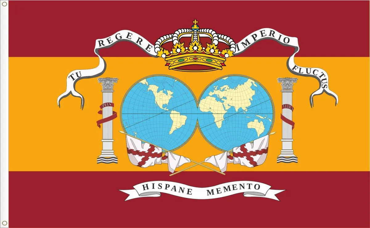 Bandera de España Hispane Memento Tamaño L