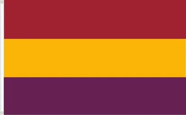 Drapeau deu mouvement republicaine espagnol Tdimension L